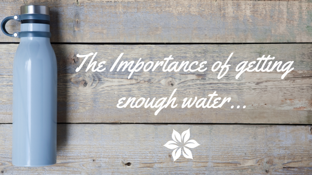 Importance of making sure we drink enough water…